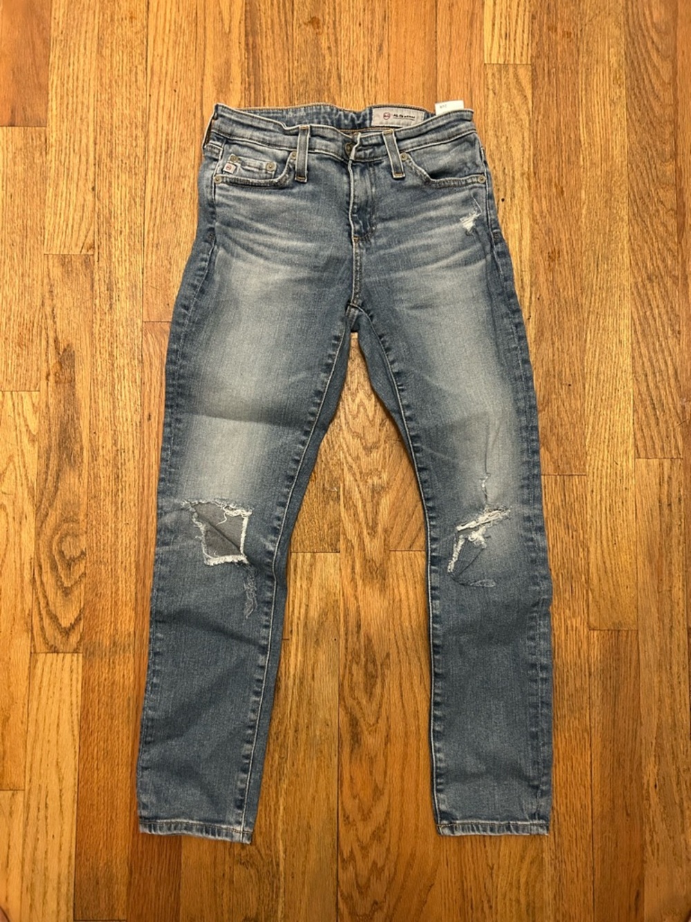 Adriano Goldschmied Distressed Women's Blue Denim Jeans